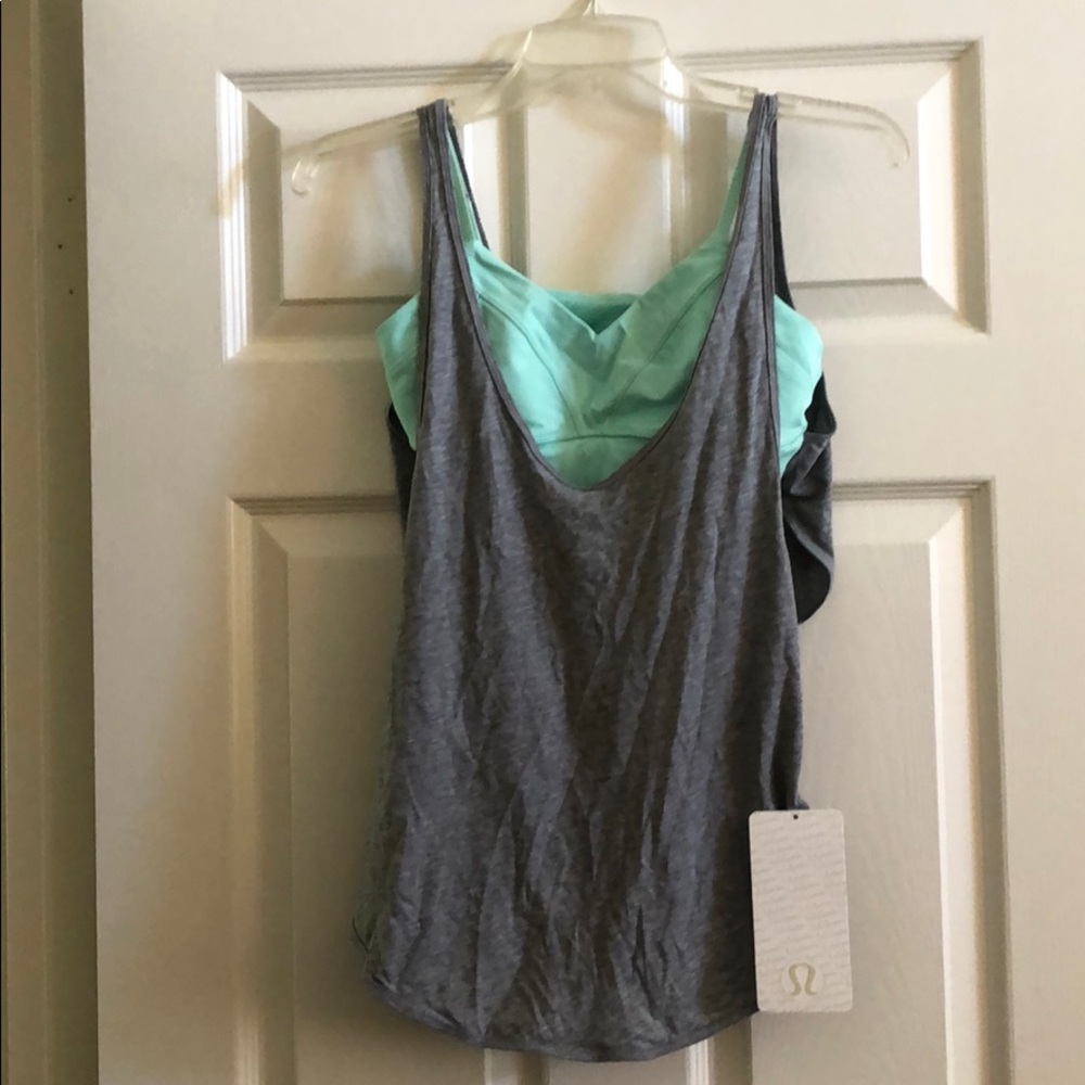 Lululemon gray workout tank